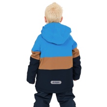 Zigzag Winter-Skijacke Taylora W-PRO 15.000 (4-Wege-Stretch, wasserdicht, winddicht) blau/braun Kinder